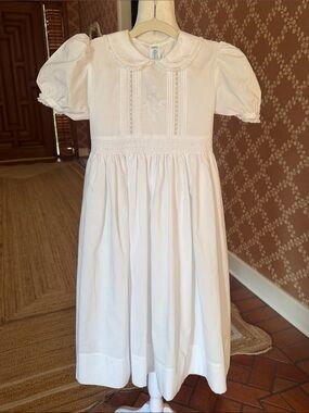NWT - Feltman Brothers - White Smocked Flower Girl/Communion Dress - Size: 8Y